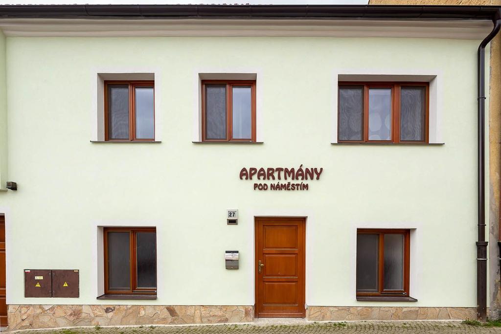 Apartmany Pod Namestim Telč Buitenkant foto